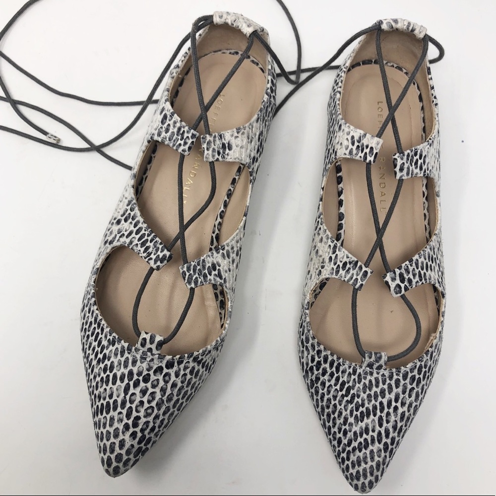 Loeffler Randall Ambra lace up flats